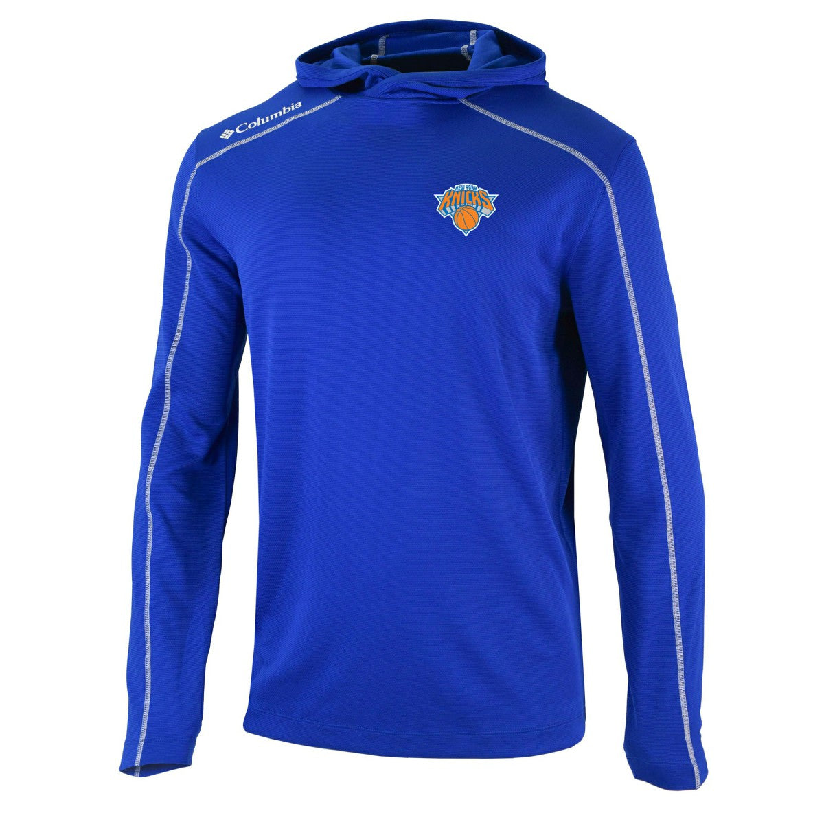 New York Knicks Shotgun Pullover Hoodie Blue - NBA