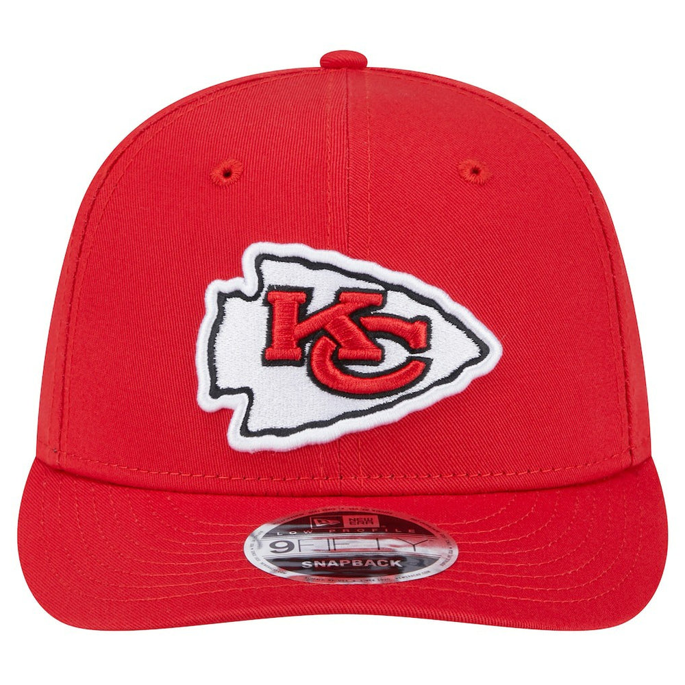 Kansas City Chiefs New Era Main Low Profile 9FIFTY Snapback Hat Red | NFL