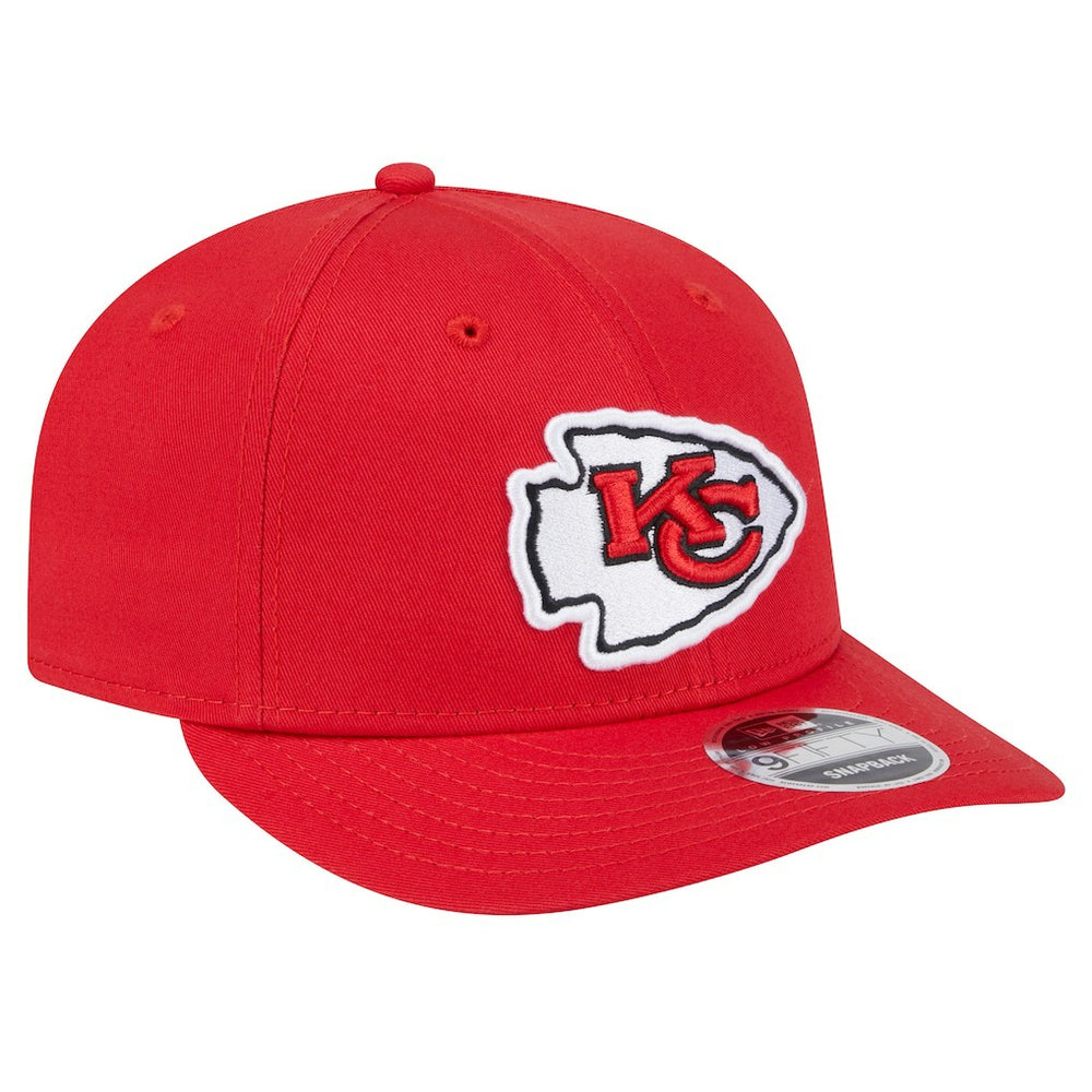 Kansas City Chiefs New Era Main Low Profile 9FIFTY Snapback Hat Red | NFL