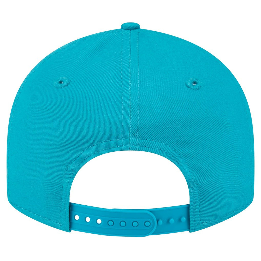 Miami Dolphins New Era Main Low Profile 9FIFTY Snapback Hat Aqua | NFL