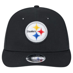 Pittsburgh Steelers New Era Main Low Profile 9FIFTY Snapback Hat Black | NFL