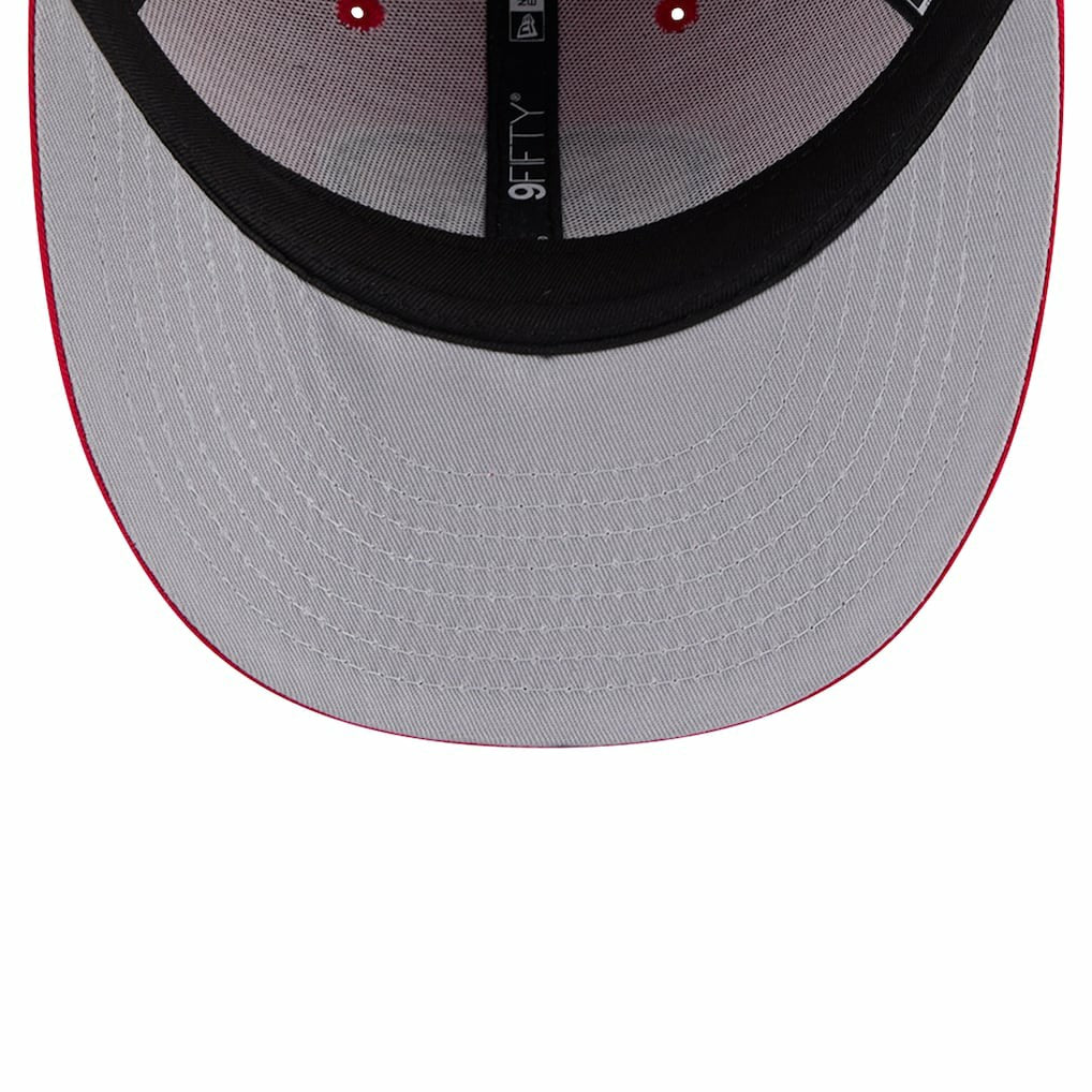 San Francisco 49ers New Era Main Low Profile 9FIFTY Snapback Hat Scarlet | NFL