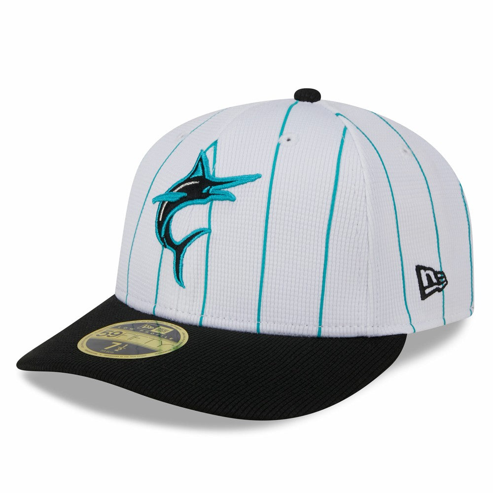 Miami Marlins New Era 2025 Batting Practice Low Profile 59FIFTY Fitted Hat - MLB