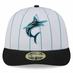 Miami Marlins New Era 2025 Batting Practice Low Profile 59FIFTY Fitted Hat - MLB