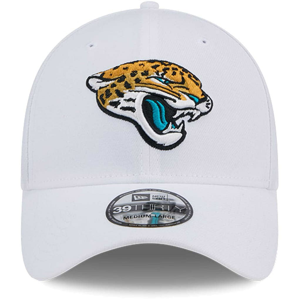 Jacksonville Jaguars New Era Main 39THIRTY Flex Hat White | NFL