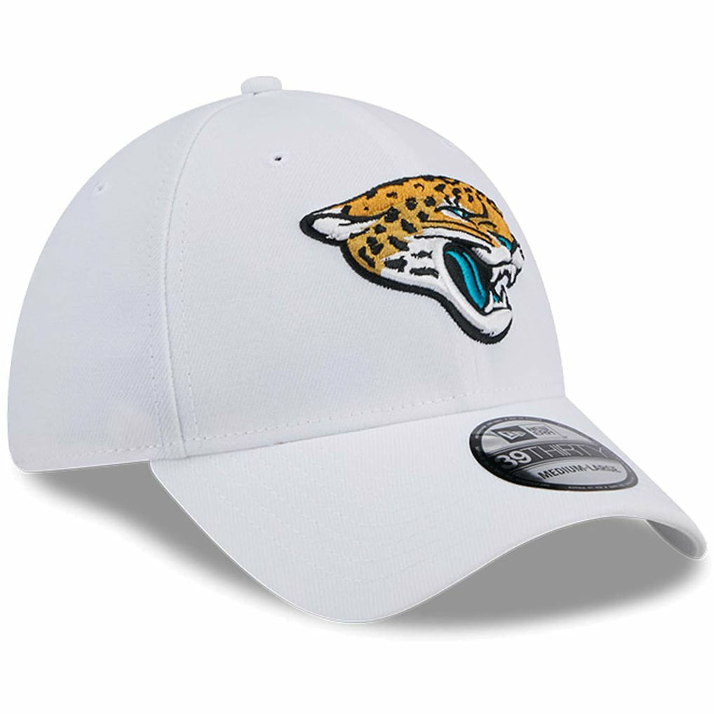 Jacksonville Jaguars New Era Main 39THIRTY Flex Hat White | NFL