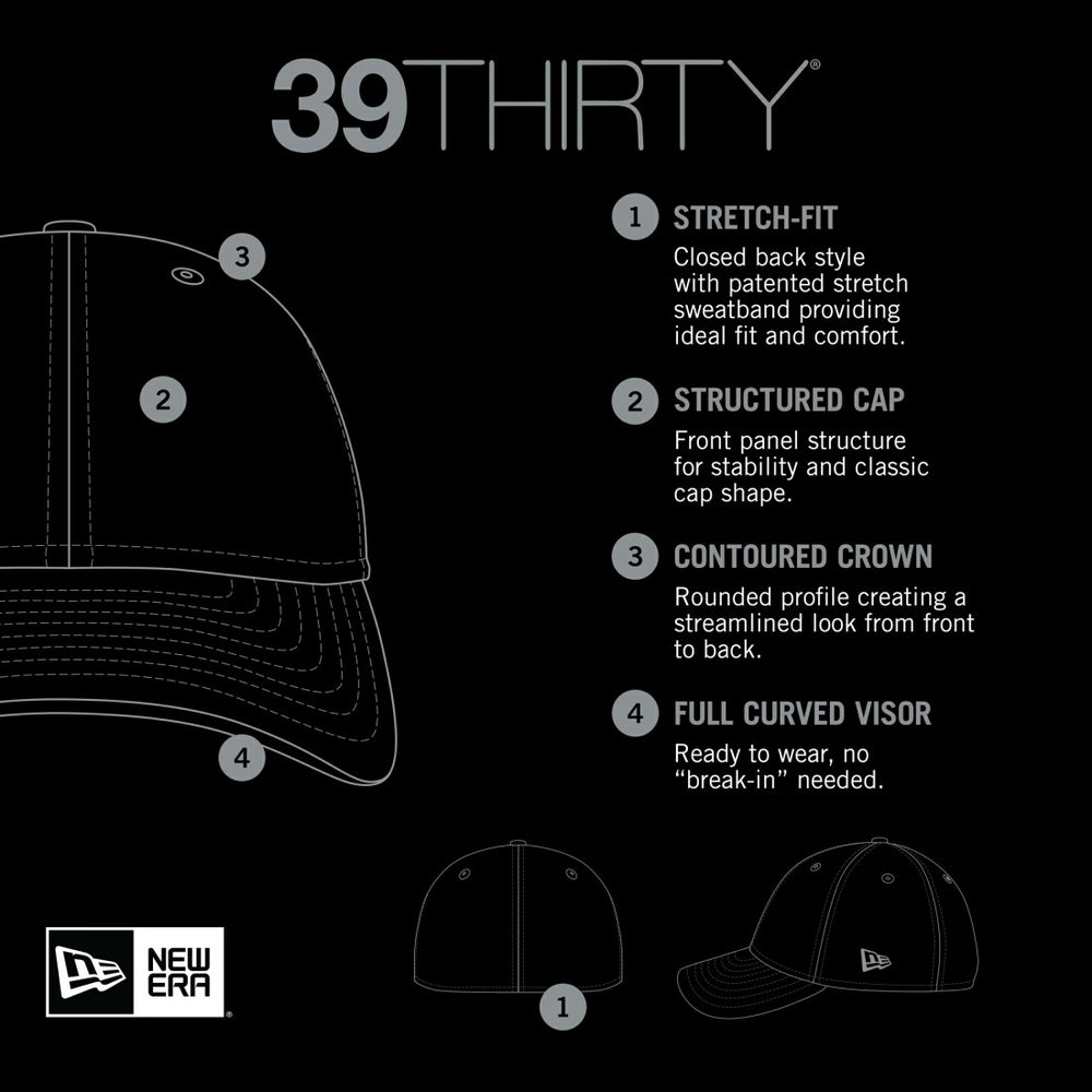 New York Jets New Era Main 39THIRTY Flex Hat White | NFL
