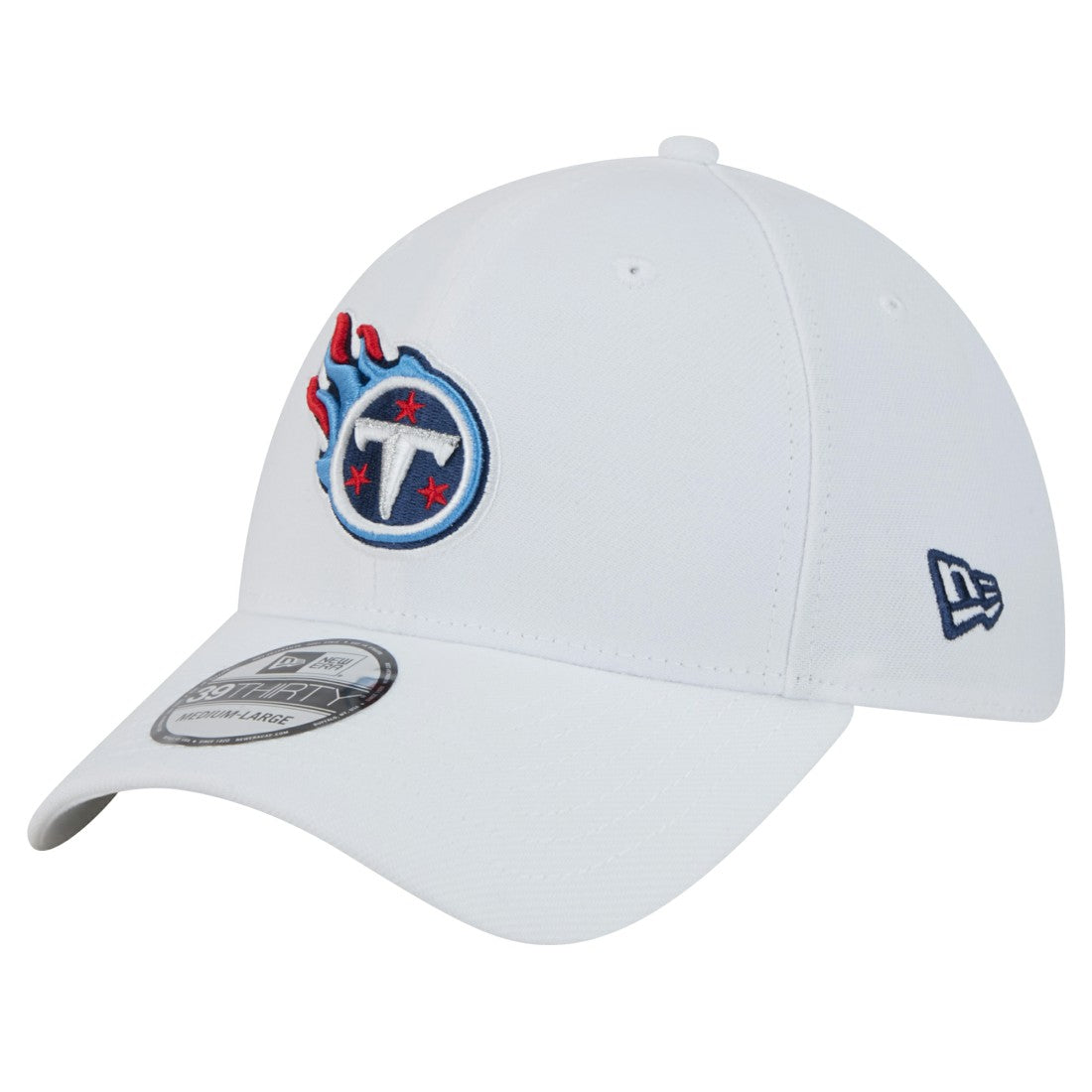 Tennessee Titans New Era Main 39THIRTY Flex Hat White | NFL