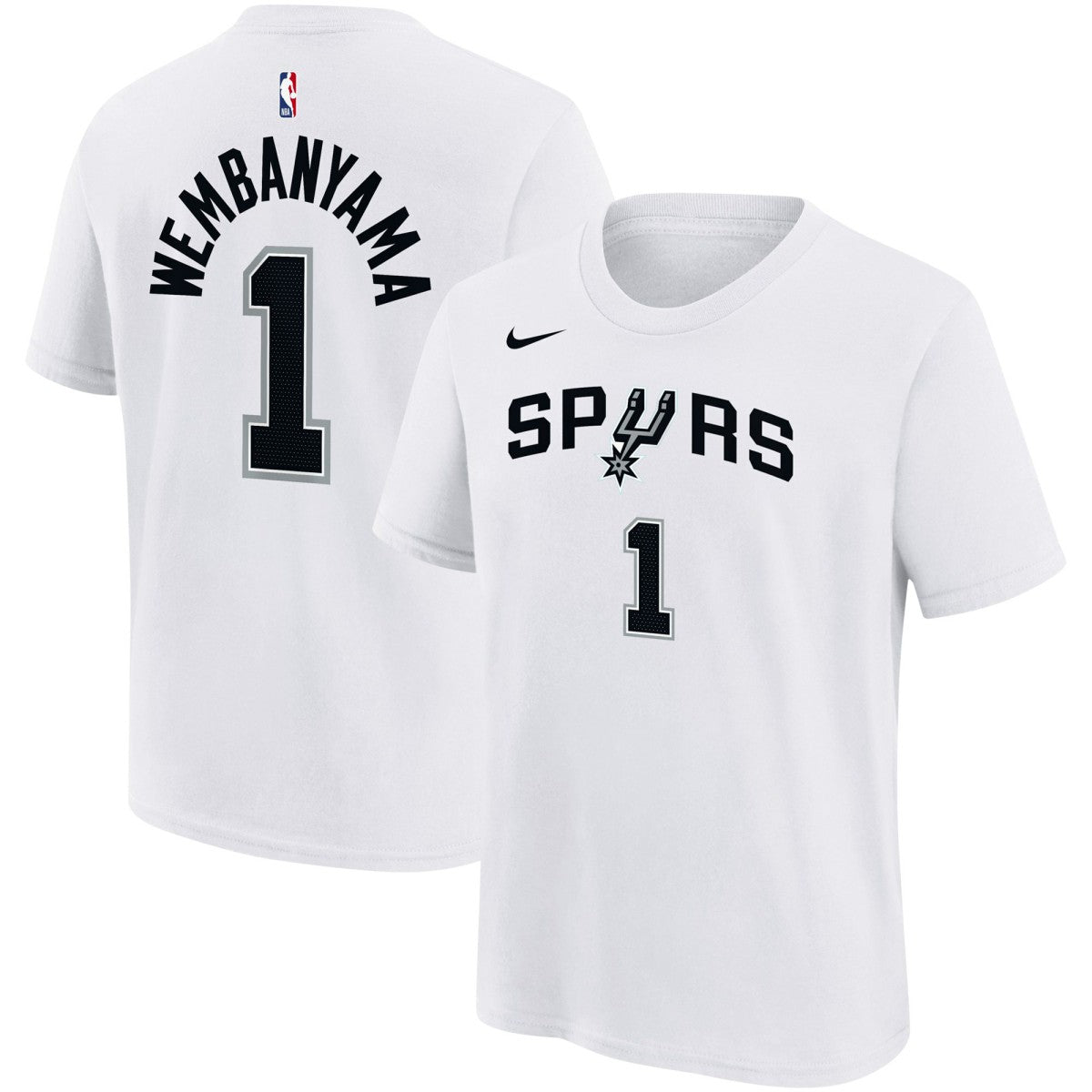 Victor Wembanyama San Antonio Spurs Youth Name & Number Association T-Shirt White - NBA