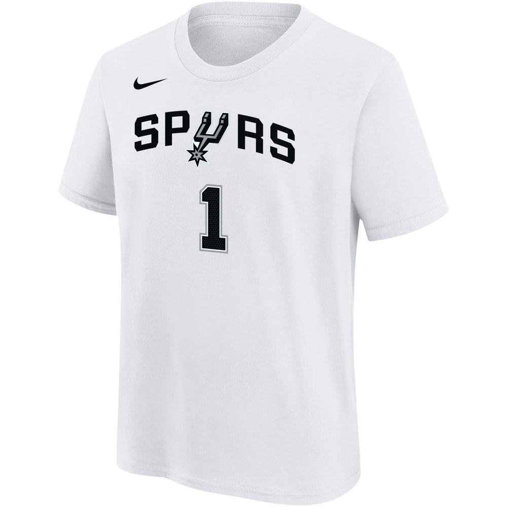 Victor Wembanyama San Antonio Spurs Youth Name & Number Association T-Shirt White - NBA
