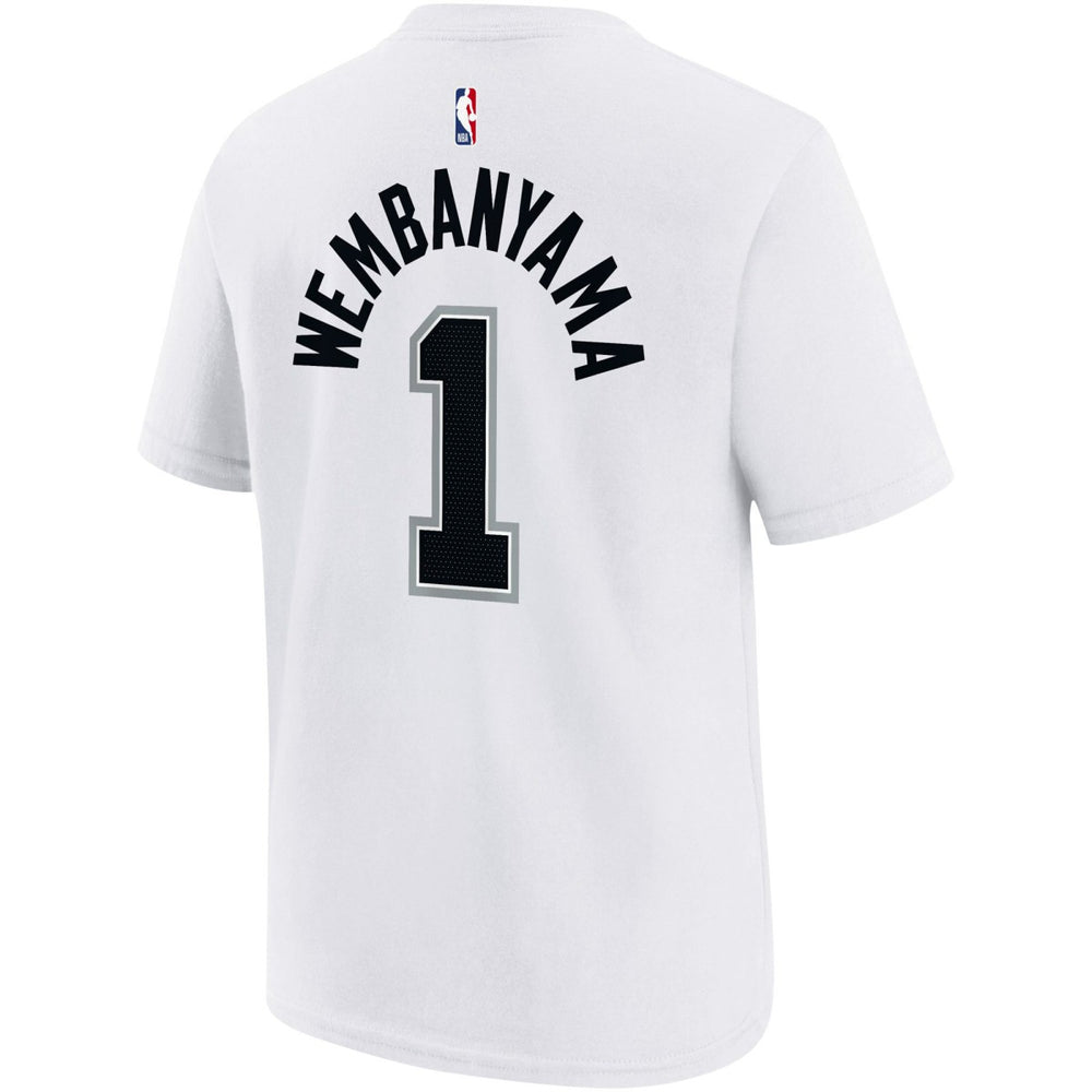 Victor Wembanyama San Antonio Spurs Youth Name & Number Association T-Shirt White - NBA
