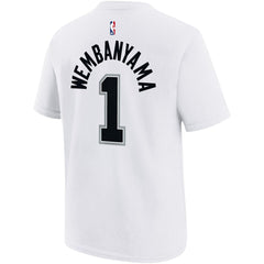 Victor Wembanyama San Antonio Spurs Youth Name & Number Association T-Shirt White - NBA