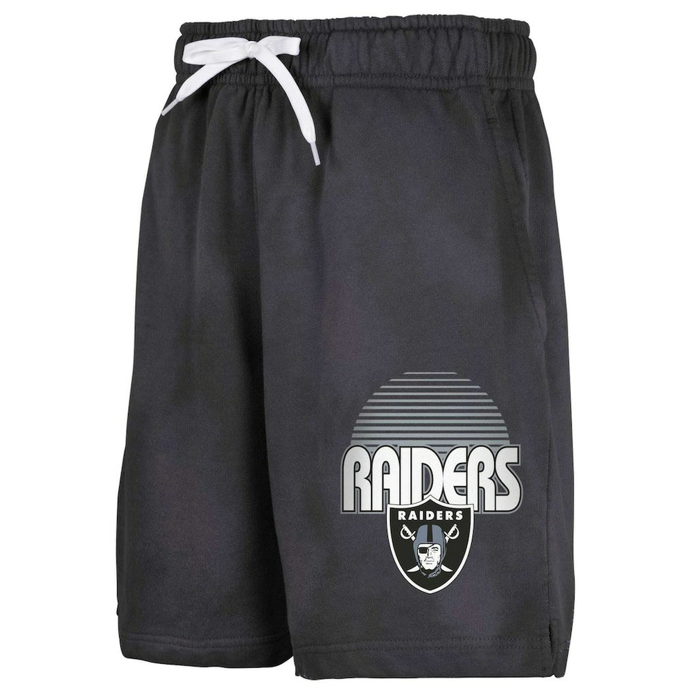 Las Vegas Raiders Youth Beach Bum Sun-Bleached French Terry Shorts Black | NFL