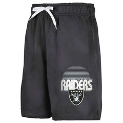 Las Vegas Raiders Youth Beach Bum Sun-Bleached French Terry Shorts Black | NFL