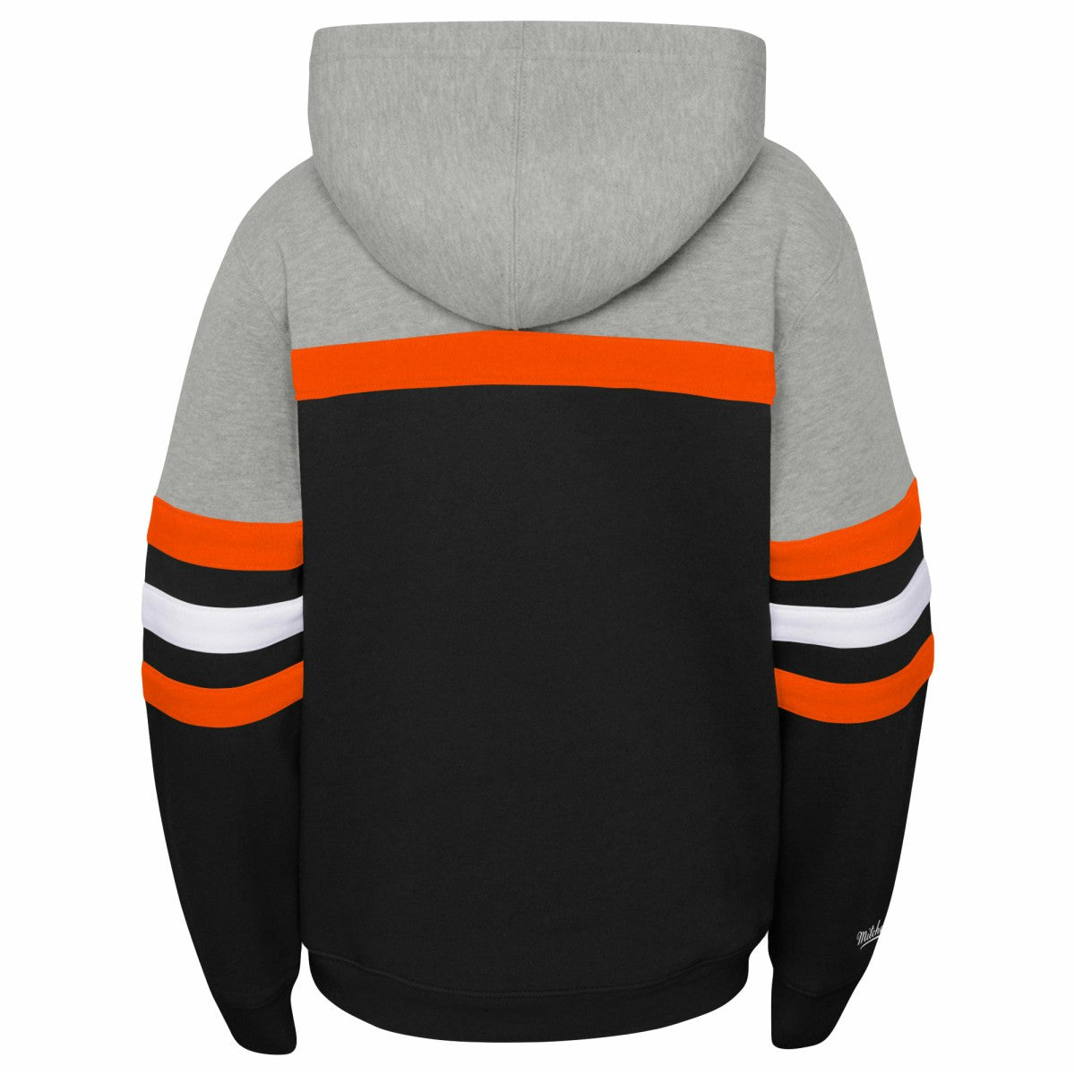Phoenix Suns Youth Hardwood Classics Head Coach Pullover Hoodie Black/Heather Gray - NBA