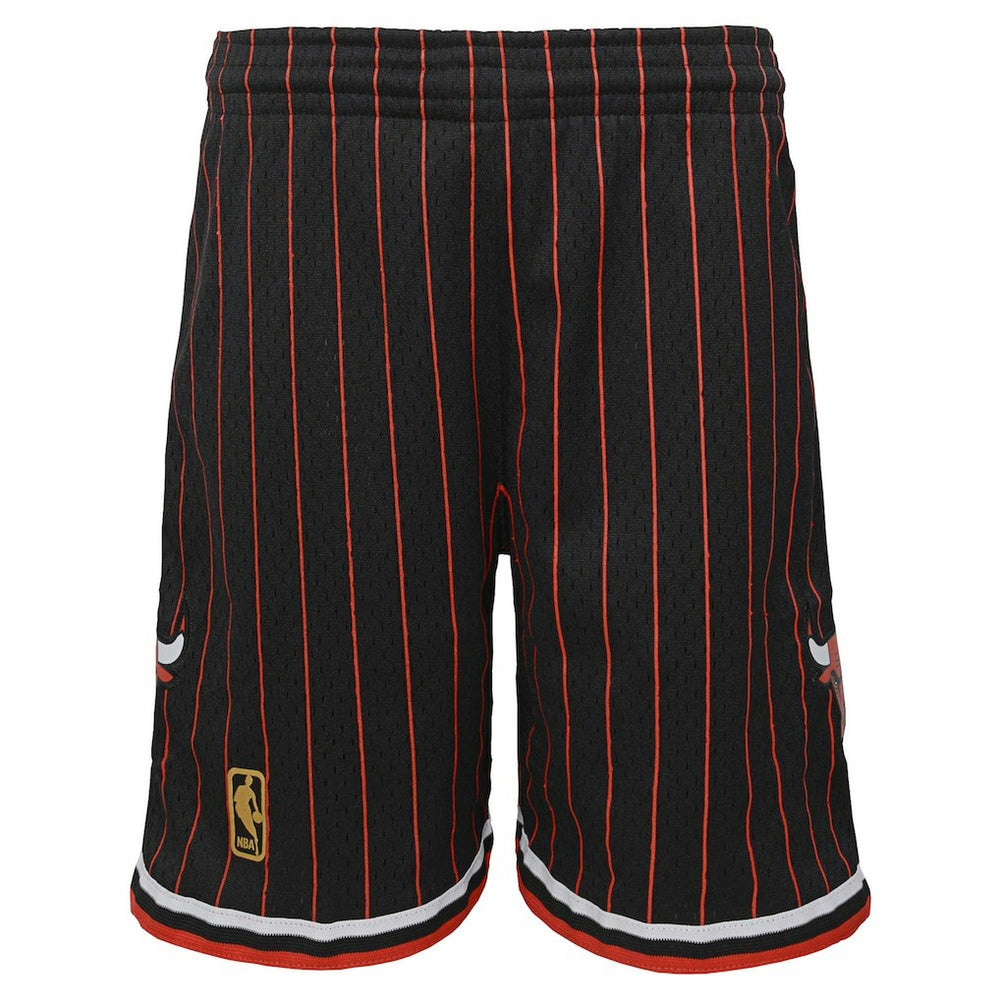 Chicago Bulls Youth Hardwood Classics Swingman Shorts Black - NBA