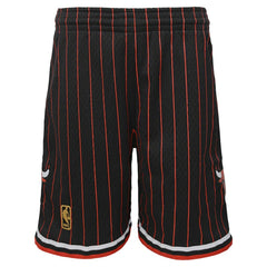 Chicago Bulls Youth Hardwood Classics Swingman Shorts Black - NBA