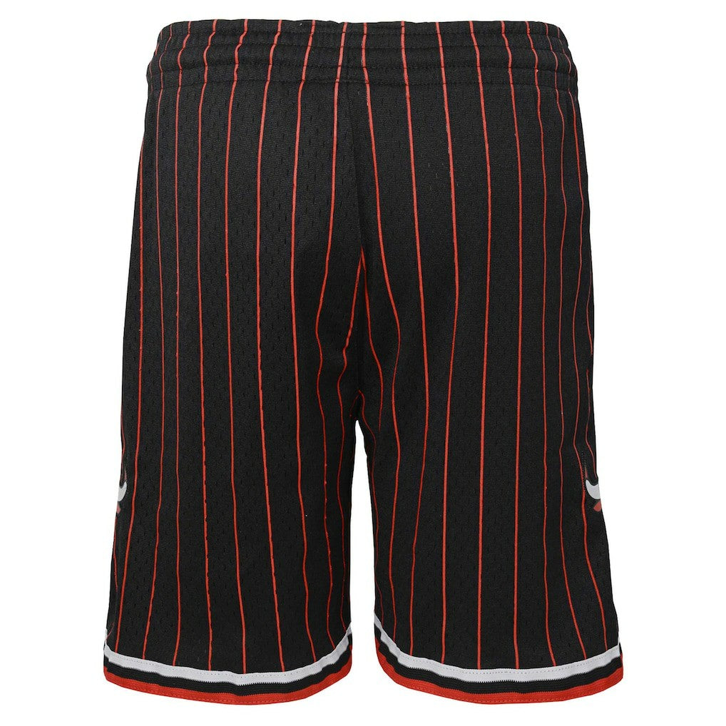 Chicago Bulls Youth Hardwood Classics Swingman Shorts Black - NBA