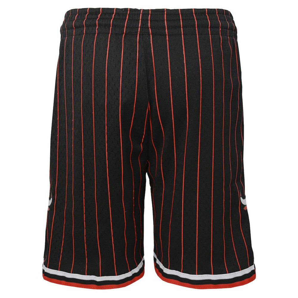 Chicago Bulls Youth Hardwood Classics Swingman Shorts Black - NBA