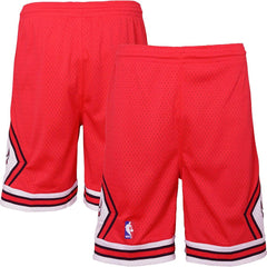 Chicago Bulls Youth Hardwood Classics Swingman Shorts Red - NBA