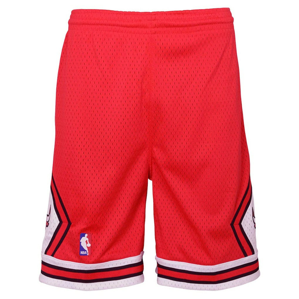 Chicago Bulls Youth Hardwood Classics Swingman Shorts Red - NBA