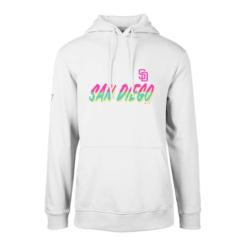 San Diego Padres Levelwear City Connect Podium Core Logo Pullover Hoodie - MLB