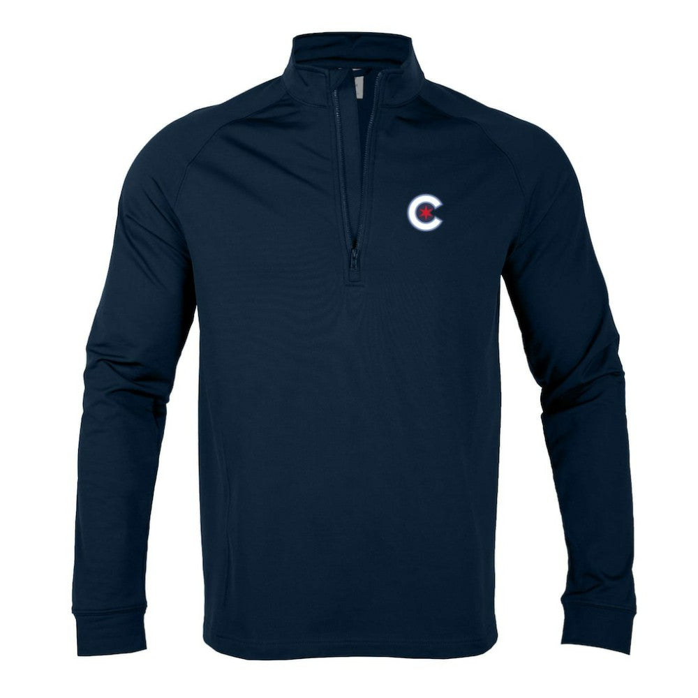 Chicago Cubs Levelwear City Connect Calibre Insignia Core Quarter-Zip Pullover Top - MLB