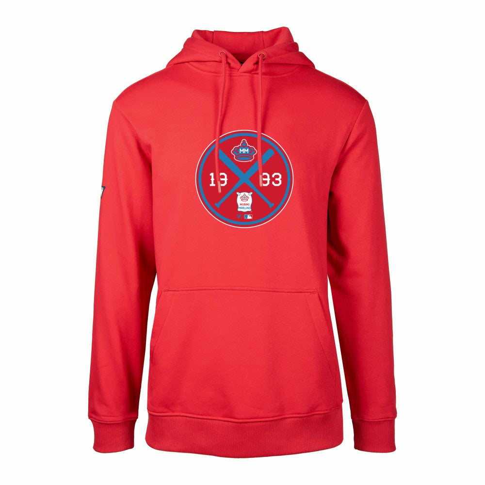 Miami Marlins Levelwear City Connect Podium Strike Pullover Hoodie - MLB