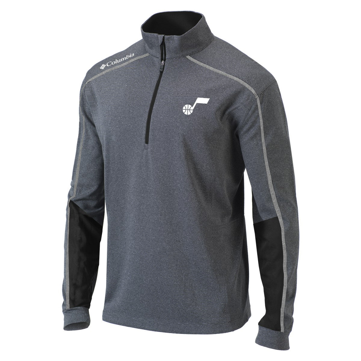 Utah Jazz Omni-Wick Shotgun 2.0 Quarter-Zip Pullover Top Black - NBA
