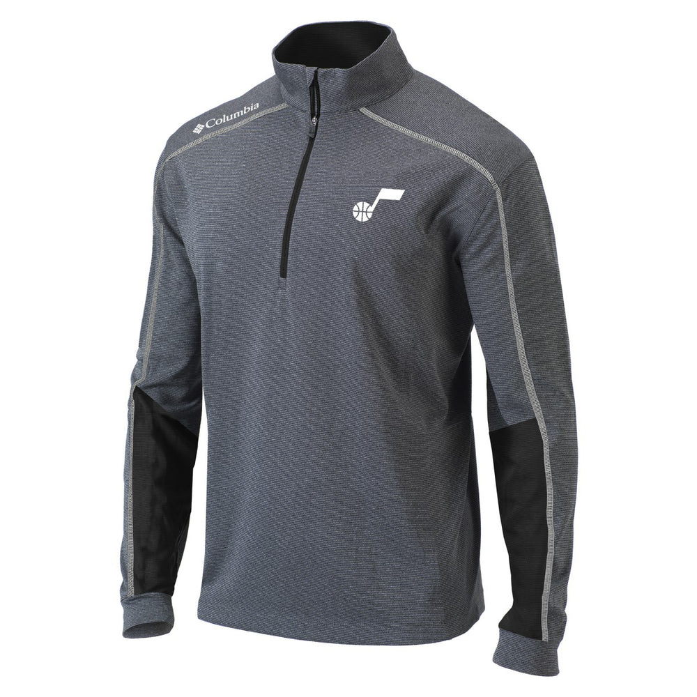 Utah Jazz Omni-Wick Shotgun 2.0 Quarter-Zip Pullover Top Black - NBA