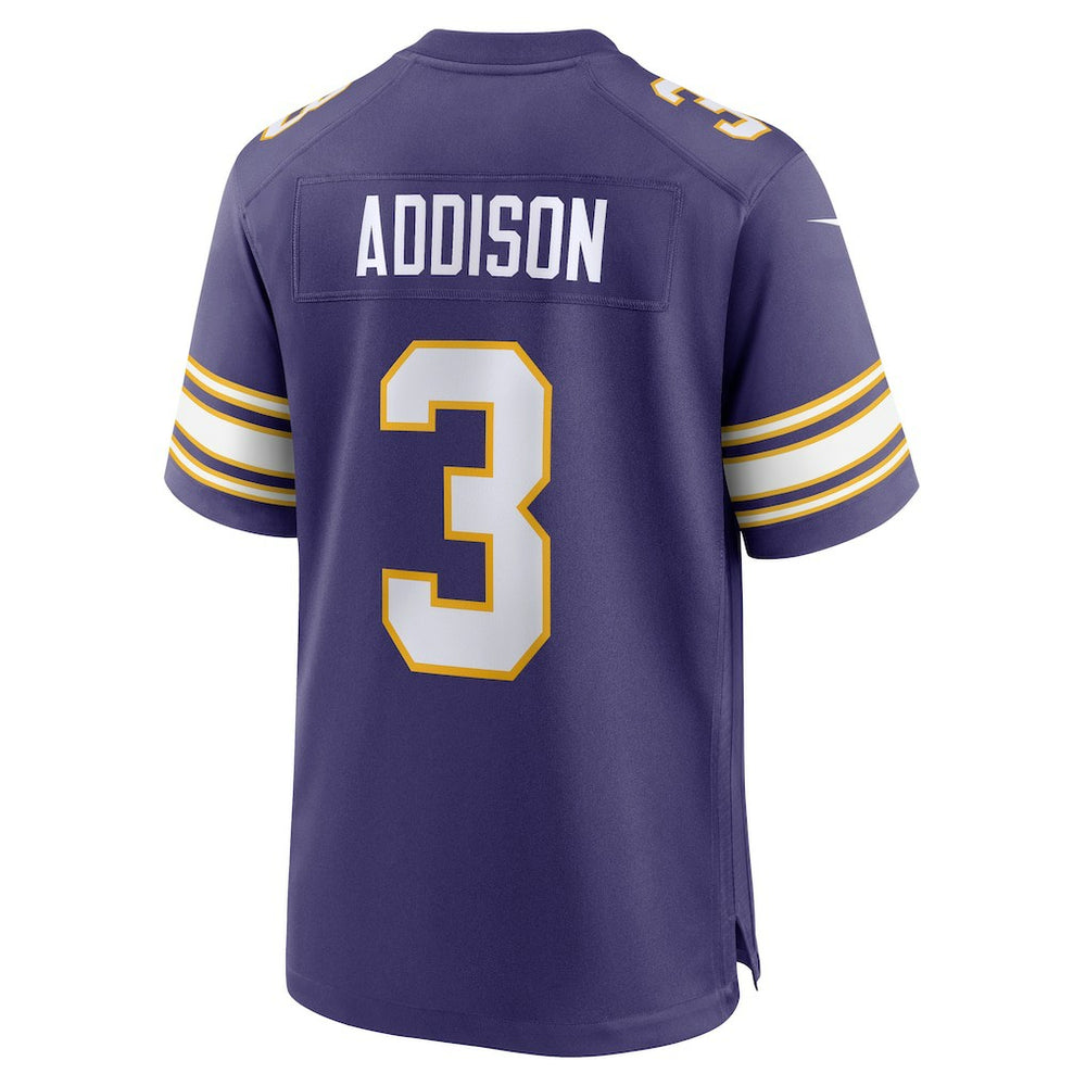 Jordan Addison Minnesota Vikings Alternate Game Jersey Purple | Nike for Sale