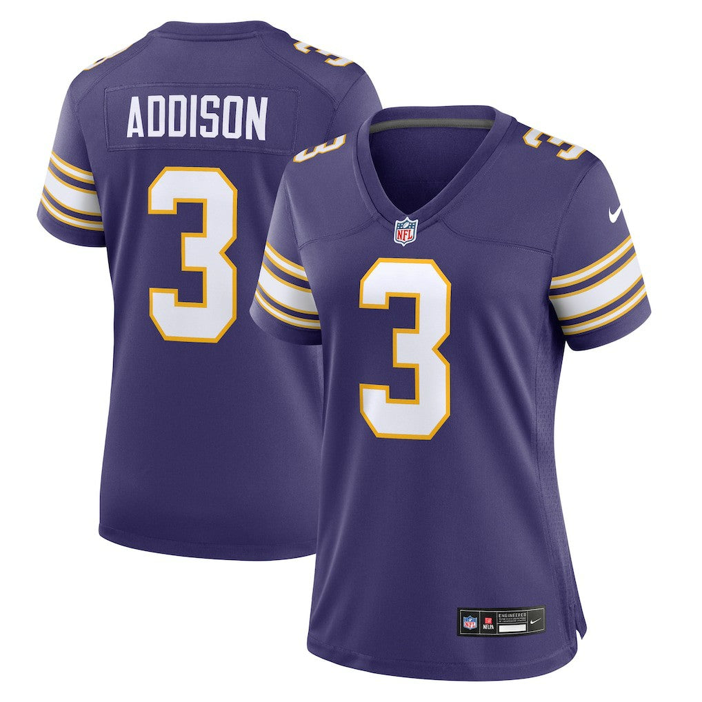 Jordan Addison Minnesota Vikings Women's Alternate Game Jersey Purple | Nike for Sale