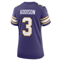 Jordan Addison Minnesota Vikings Women's Alternate Game Jersey Purple | Nike for Sale