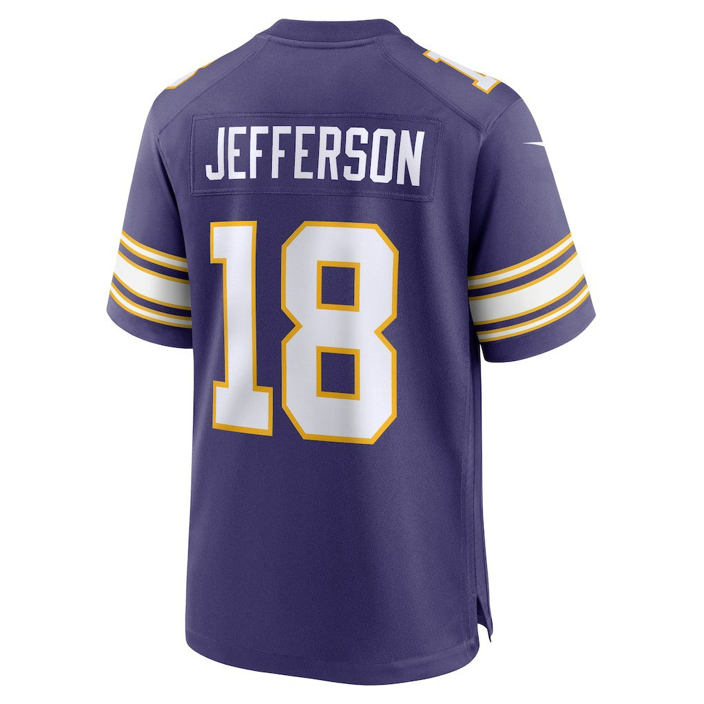 Justin Jefferson Minnesota Vikings Classic Player Game Jersey Purple | Nike for Sale