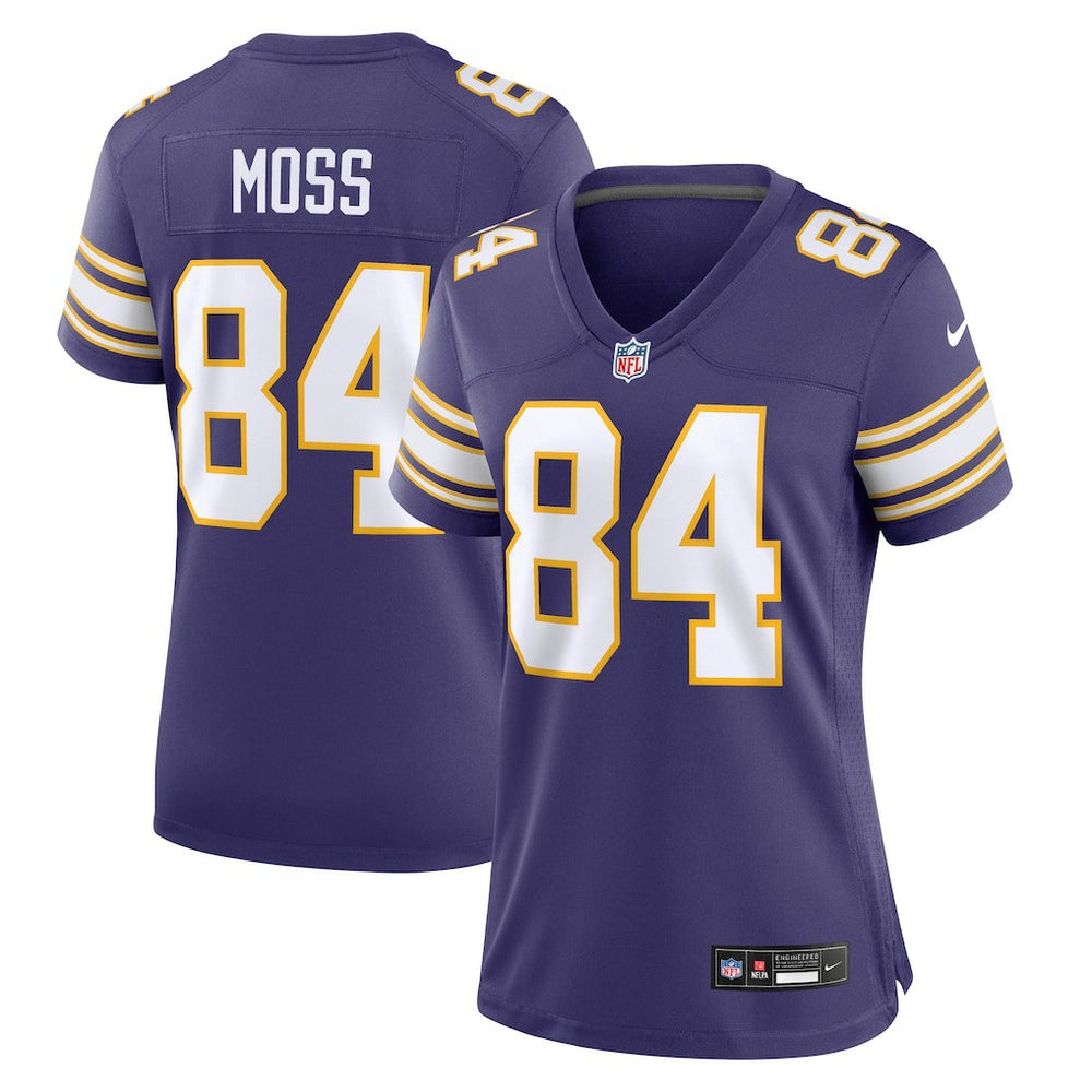 Randy Moss Minnesota Vikings Women's Classic Retired Player Game Jersey Purple | Nike for Sale