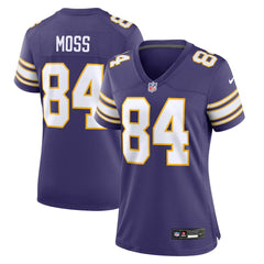Randy Moss Minnesota Vikings Women's Classic Retired Player Game Jersey Purple | Nike for Sale