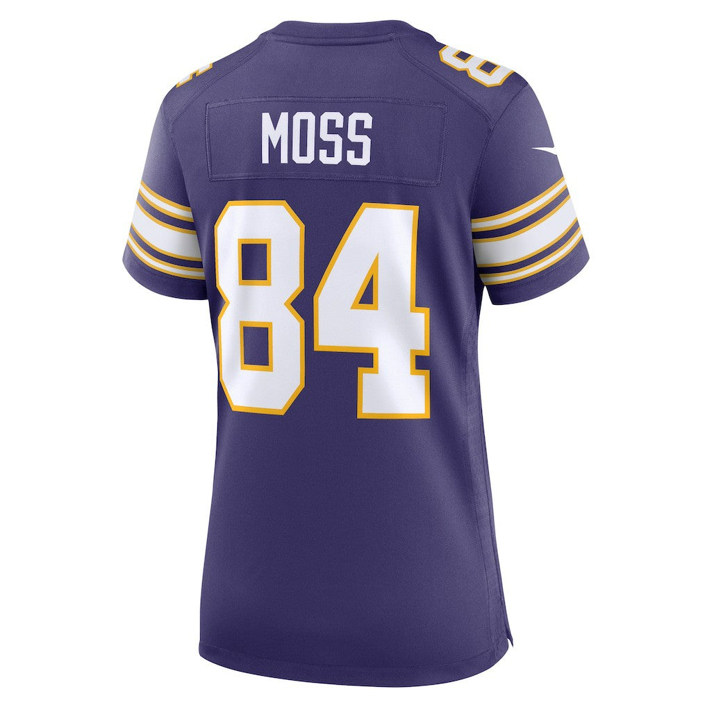 Randy Moss Minnesota Vikings Women's Classic Retired Player Game Jersey Purple | Nike for Sale