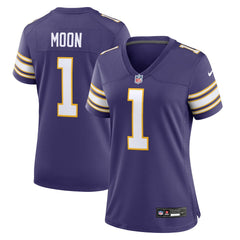 Warren Moon Minnesota Vikings Women's Classic Retired Player Game Jersey Purple | Nike for Sale
