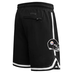 Pittsburgh Steelers Pro Standard Classic Chenille Shorts Black | NFL