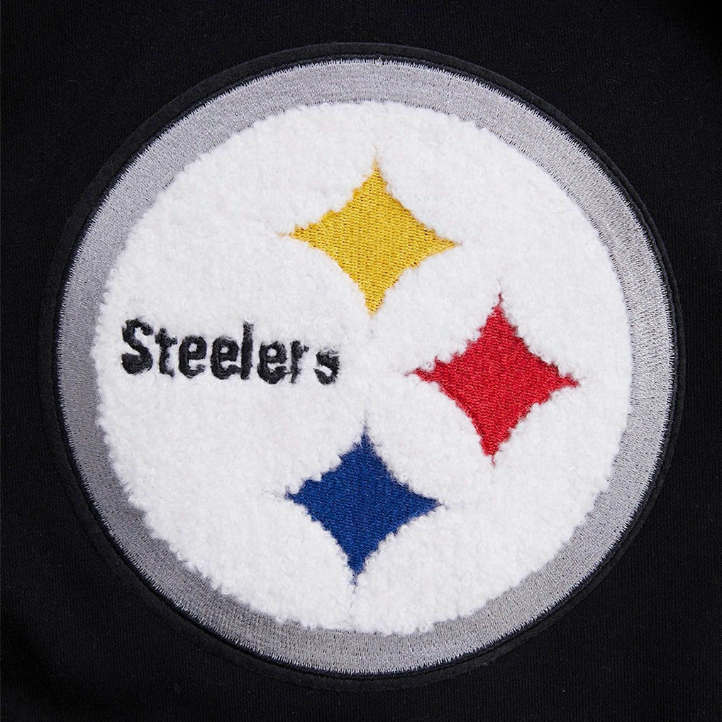 Pittsburgh Steelers Pro Standard Classic Chenille Shorts Black | NFL