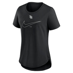 Tampa Bay Rays Nike Women's Big Swoosh Tri-Blend Scoop Neck T-Shirt - MLB
