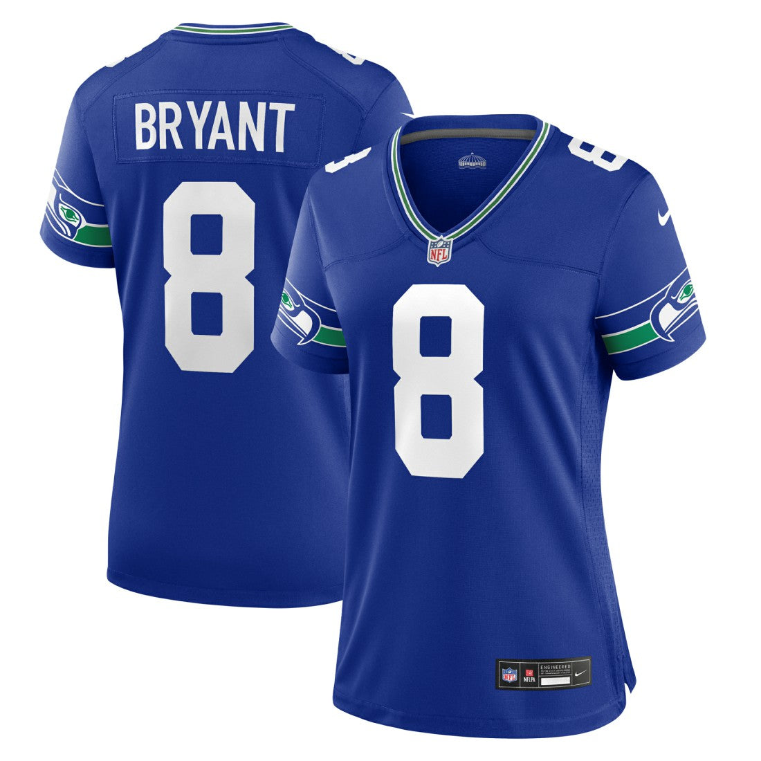 Coby Bryant Seattle Seahawks Women's Throwback Player Game Jersey Royal | Nike for Sale