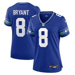 Coby Bryant Seattle Seahawks Women's Throwback Player Game Jersey Royal | Nike for Sale