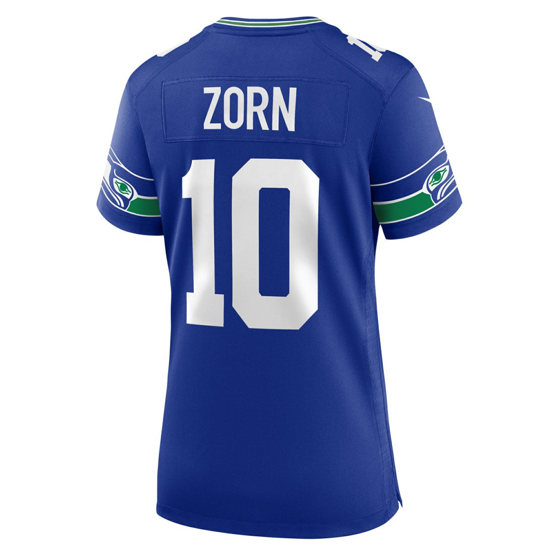 Jim Zorn Seattle Seahawks Women's Throwback Retired Player Game Jersey Royal | Nike for Sale