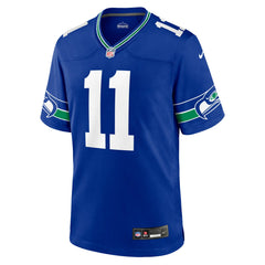 Jaxon Smith-Njigba Seattle Seahawks Throwback Player Game Jersey Royal | Nike for Sale