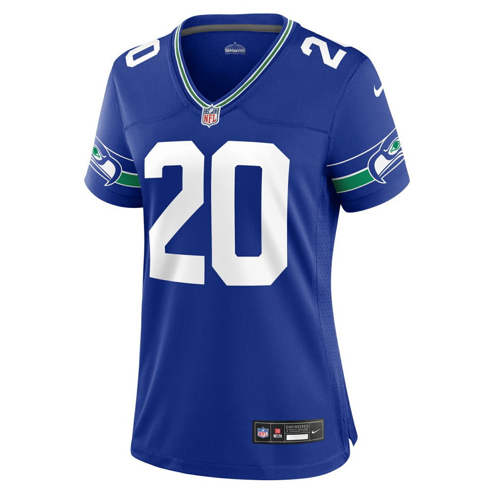 Julian Love Seattle Seahawks Women's Throwback Player Game Jersey Royal | Nike for Sale