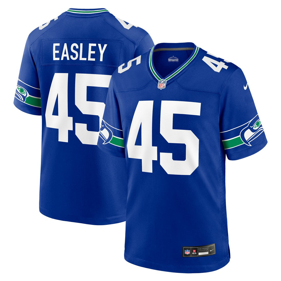 Kenny Easley Seattle Seahawks Retired Player Alternate Game Jersey Royal | Nike for Sale