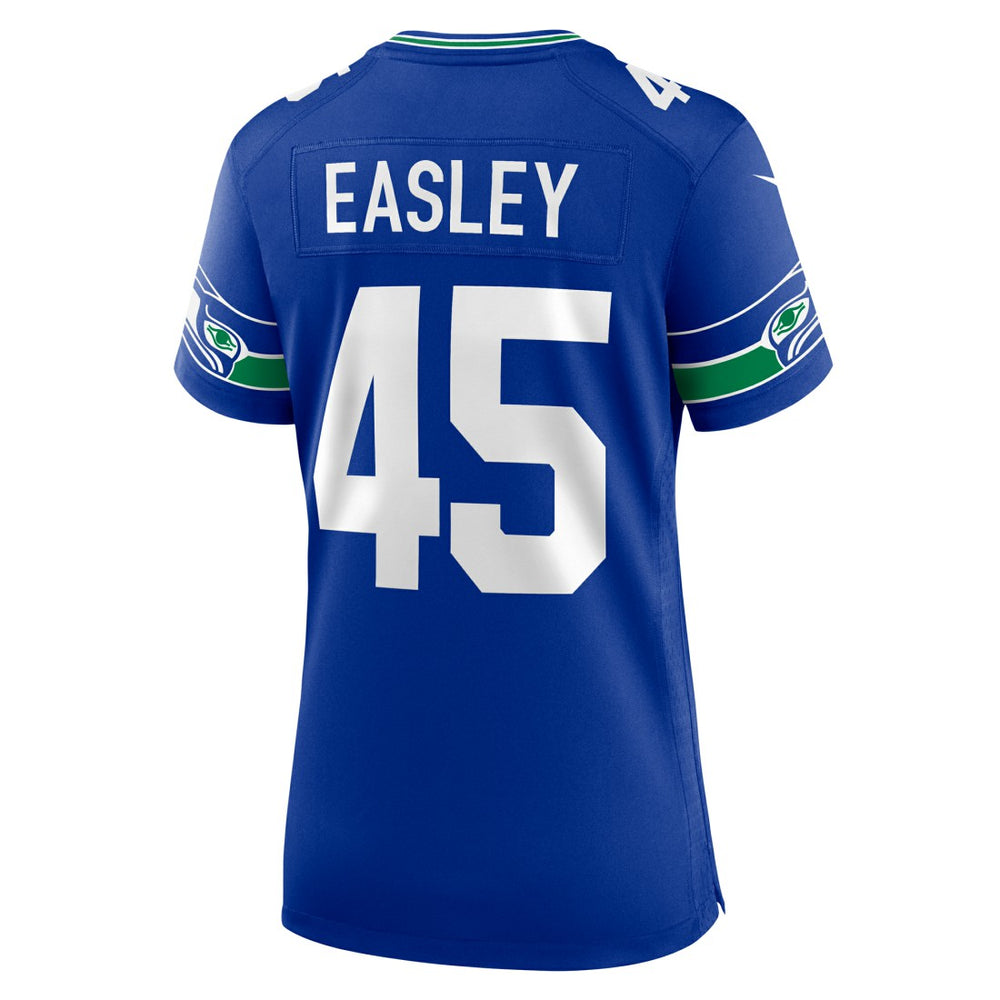 Kenny Easley Seattle Seahawks Women's Throwback Retired Player Game Jersey Royal | Nike for Sale