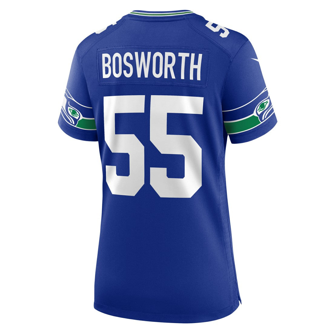 Brian Bosworth Seattle Seahawks Women's Throwback Retired Player Game Jersey Royal | Nike for Sale