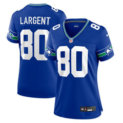 Steve Largent Seattle Seahawks Women's Throwback Retired Player Game Jersey Royal | Nike for Sale